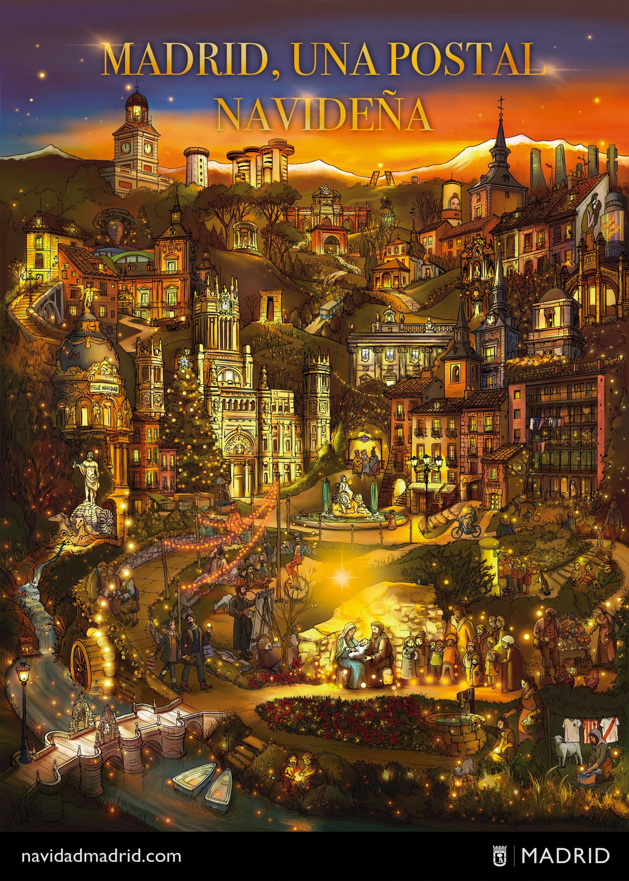 Cartel de Navidad de Madrid 2025