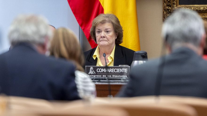 Archivo - La presidenta del Tribunal de Cuentas, Enriqueta Chicano.