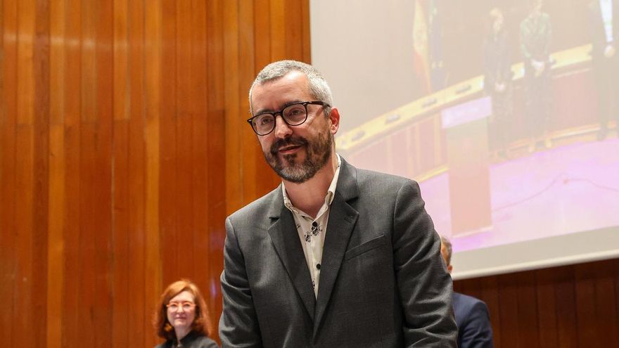 El Secretario de Estado de Sanidad, Javier Padilla, en el acto de su presentación, en el ministerio de Sanidad