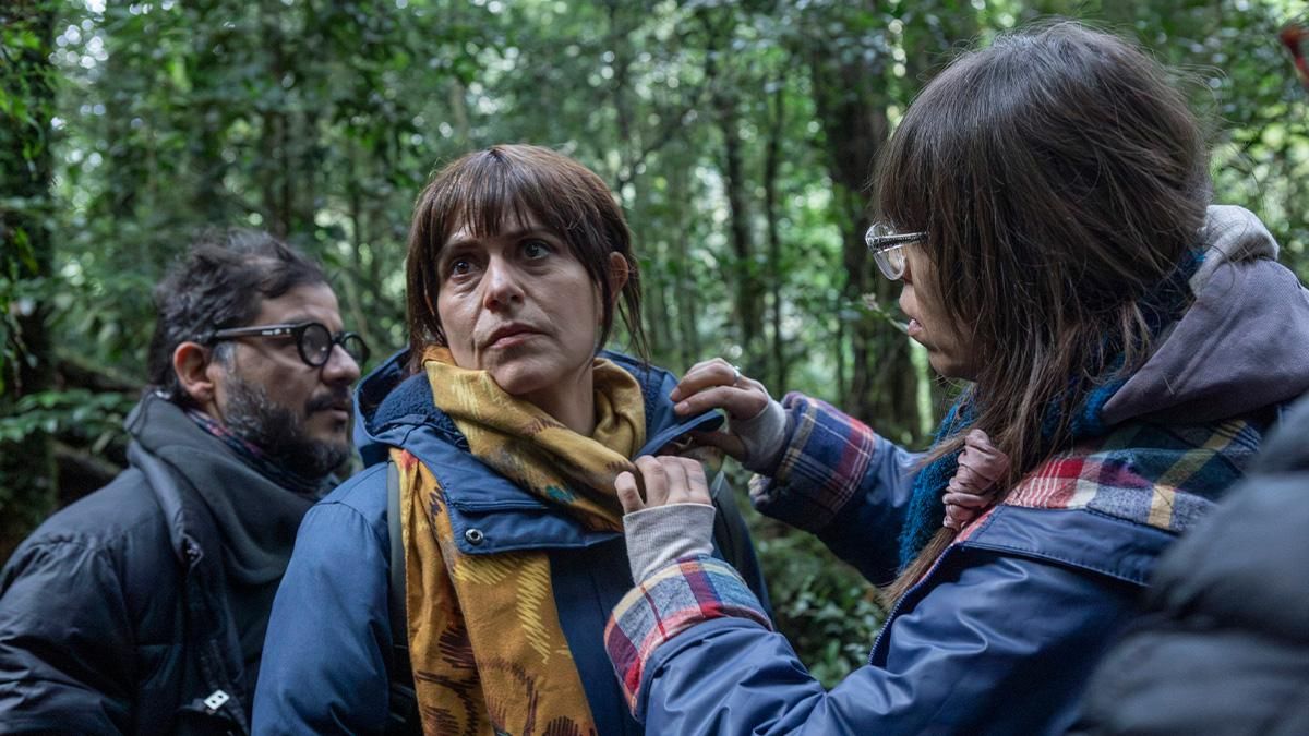 Itziar Ituño, en el rodaje de 'Patagonia'