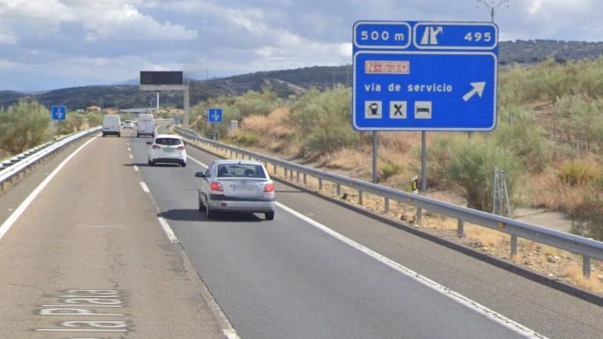 A finales de mayo o principios de junio será aquí, en Mirabel, donde se corte y para ir en dirección norte, Plasencia-Salamanca, habrá que circular unos kilómetros por la N-630