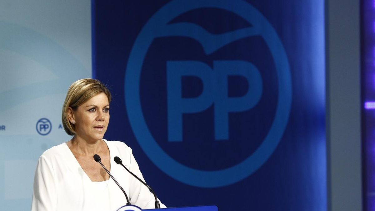 María Dolores de Cospedal, secretaria general del PP.