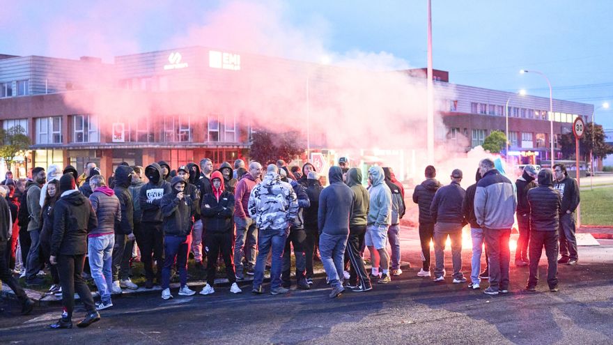 En libertad el detenido por un altercado en un piquete de la huelga en el polígono de Candina