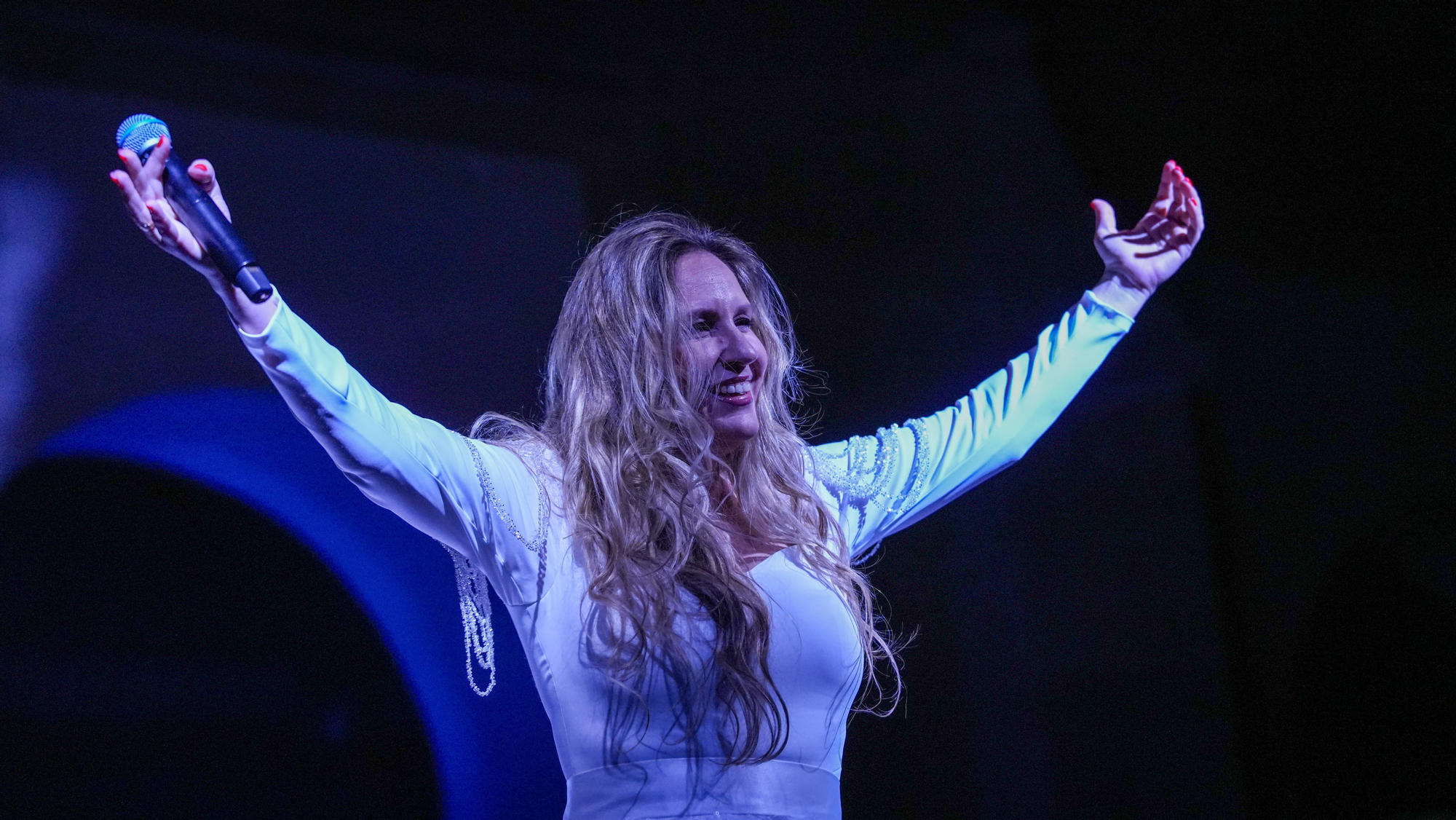 El concierto de María Toledo en el Patio de los Naranjos en la Noche Blanca del flamenco