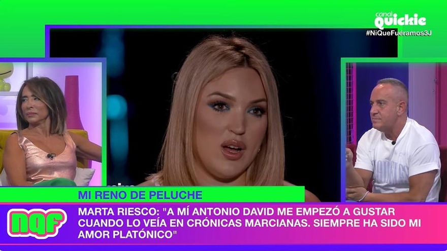 'Ni que fuéramos' emitió la entrevista a Marta Riesco en su salto a Ten, con aviso por salud mental y mofas sobre Telecinco