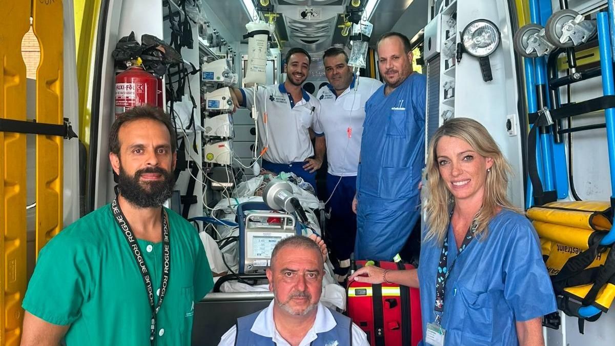 El Hospital Reina Sofía realiza su primer traslado ECMO desde Jaén dentro del nuevo programa en Andalucía