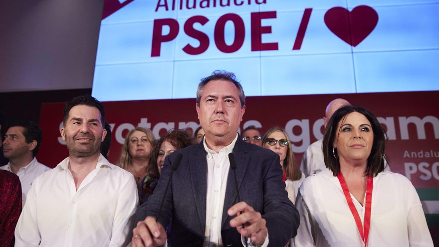 Espadas no frena la sangría de un PSOE que naufraga y confirma su grave crisis estructural en Andalucía