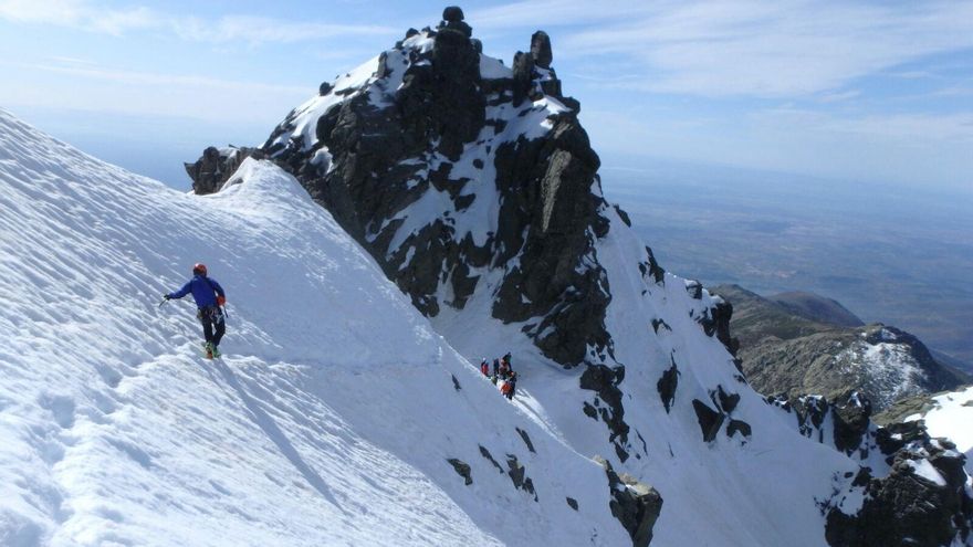 Espolón de los López al Almanzor