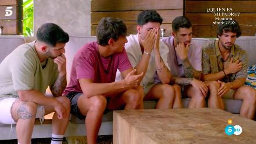 Samuel derrumbado, en 'La isla de las tentaciones'