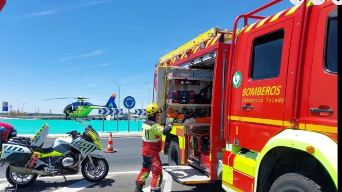 Se incendia una empresa dedicada al cartón en Talavera de la Reina