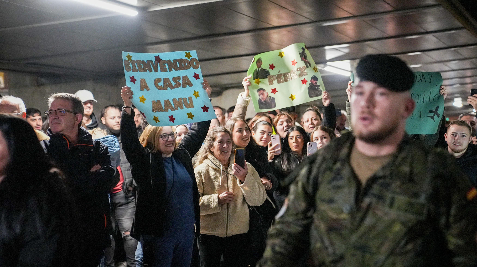 Llegada de la 1º rotación del contingente eFP XVII, con los componentes de la Brigada 'Guzmán el Bueno' X.