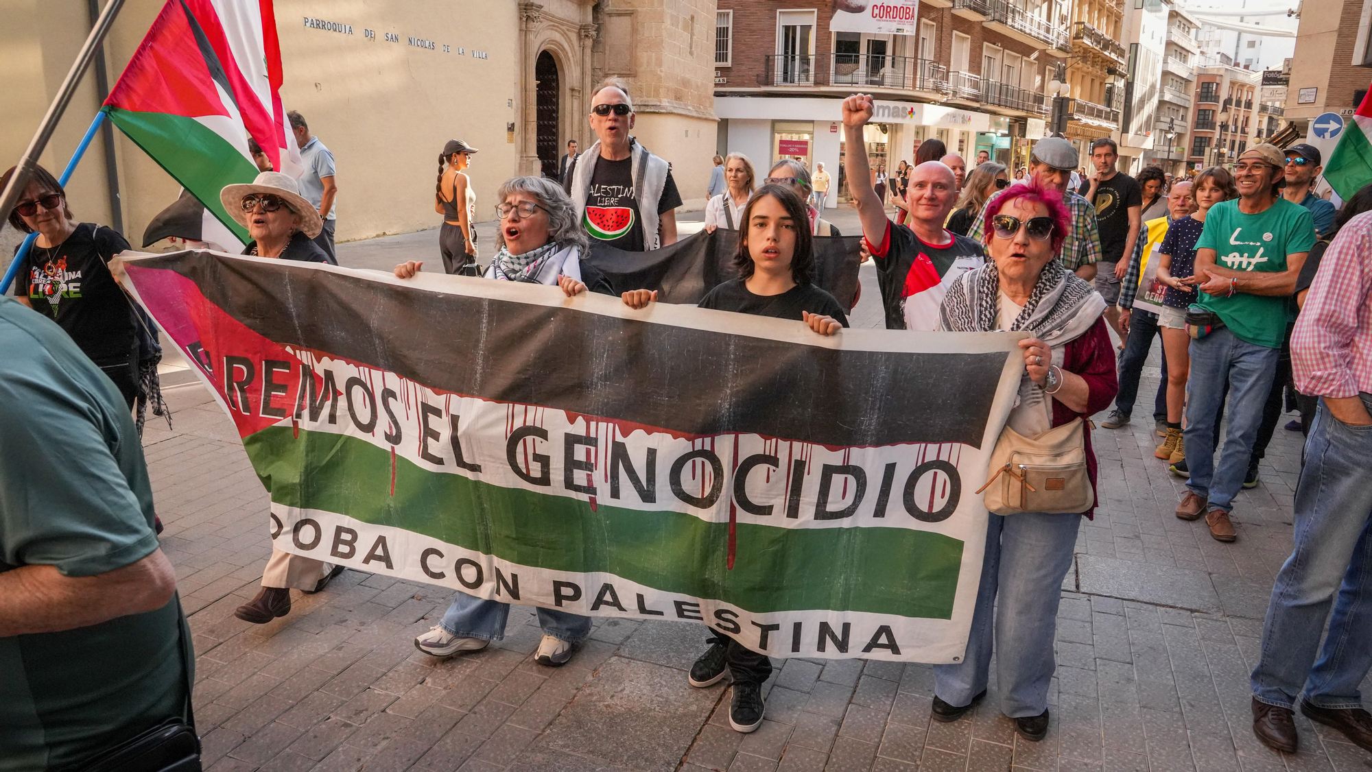 Manifestación de la Plataforma Córdoba con Palestina