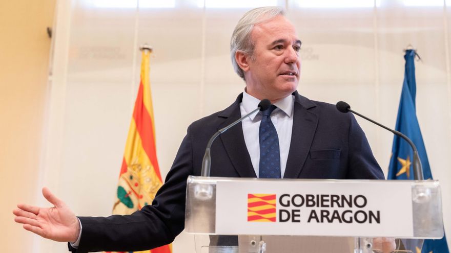 Azcón dice que el recurso del Gobierno Central a la derogación de la Ley de Memoria Democrática "no afecta" a Aragón