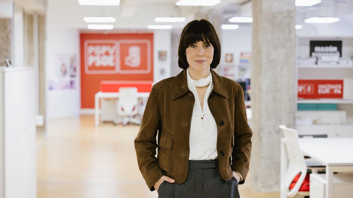 Diana Morant, en la sede de los socialistas valencianos.