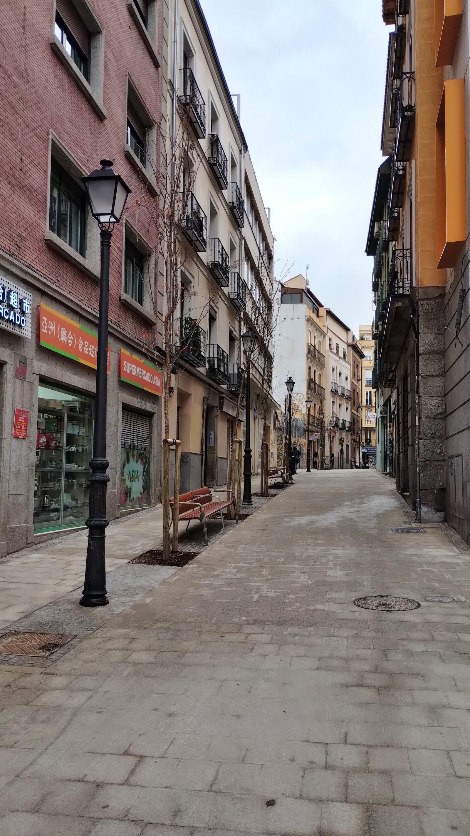 Las imágenes de la transformación peatonal en torno al mercado de Mostenses