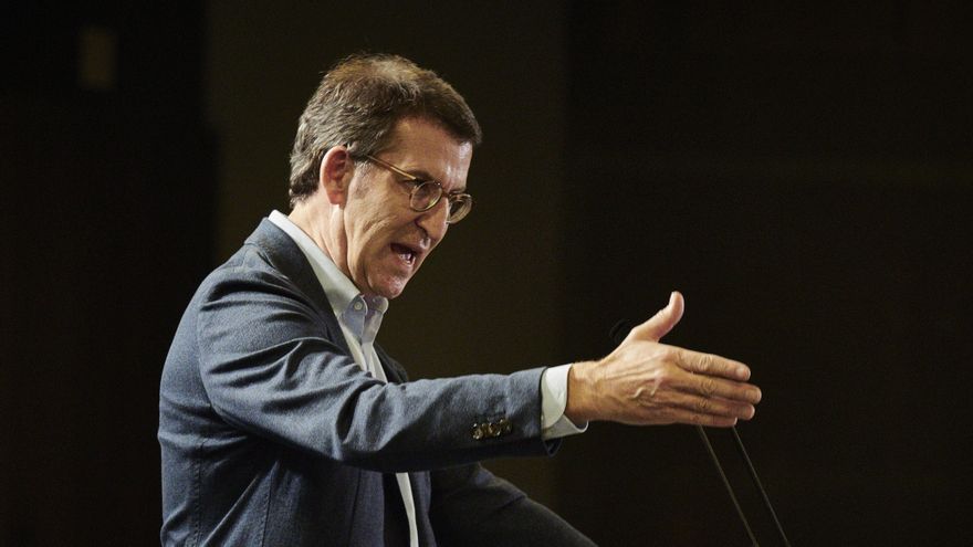 El candidato a la presidencia del Partido Popular, Alberto Núñez Feijóo.