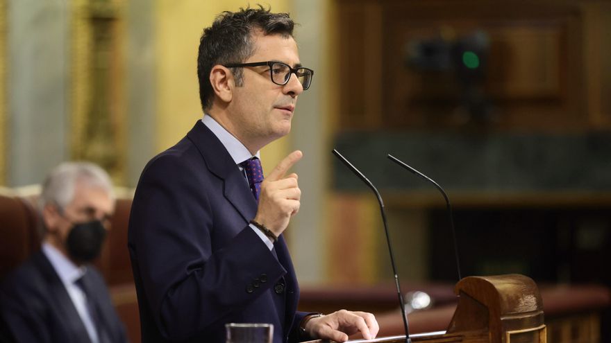 El ministro de la Presidencia, Félix Bolaños.