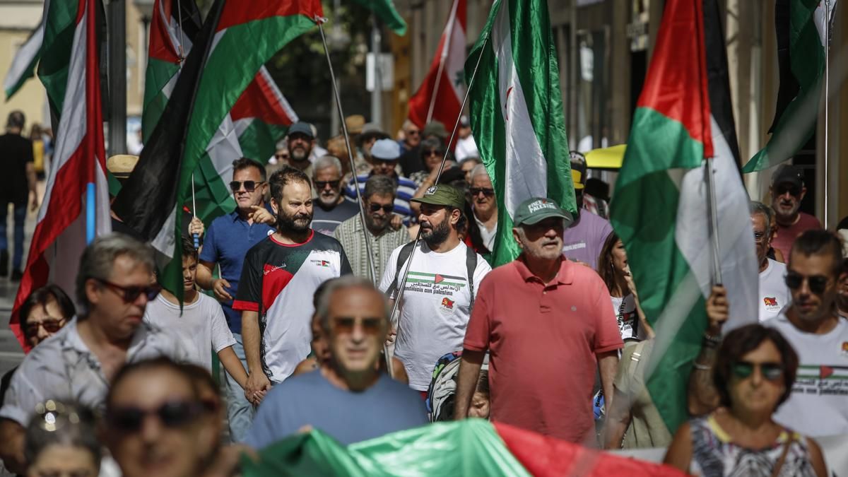 Manifestación solidaridad con Palestina