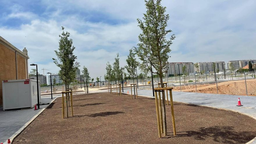 Zona urbanizada junto a Las Naves.