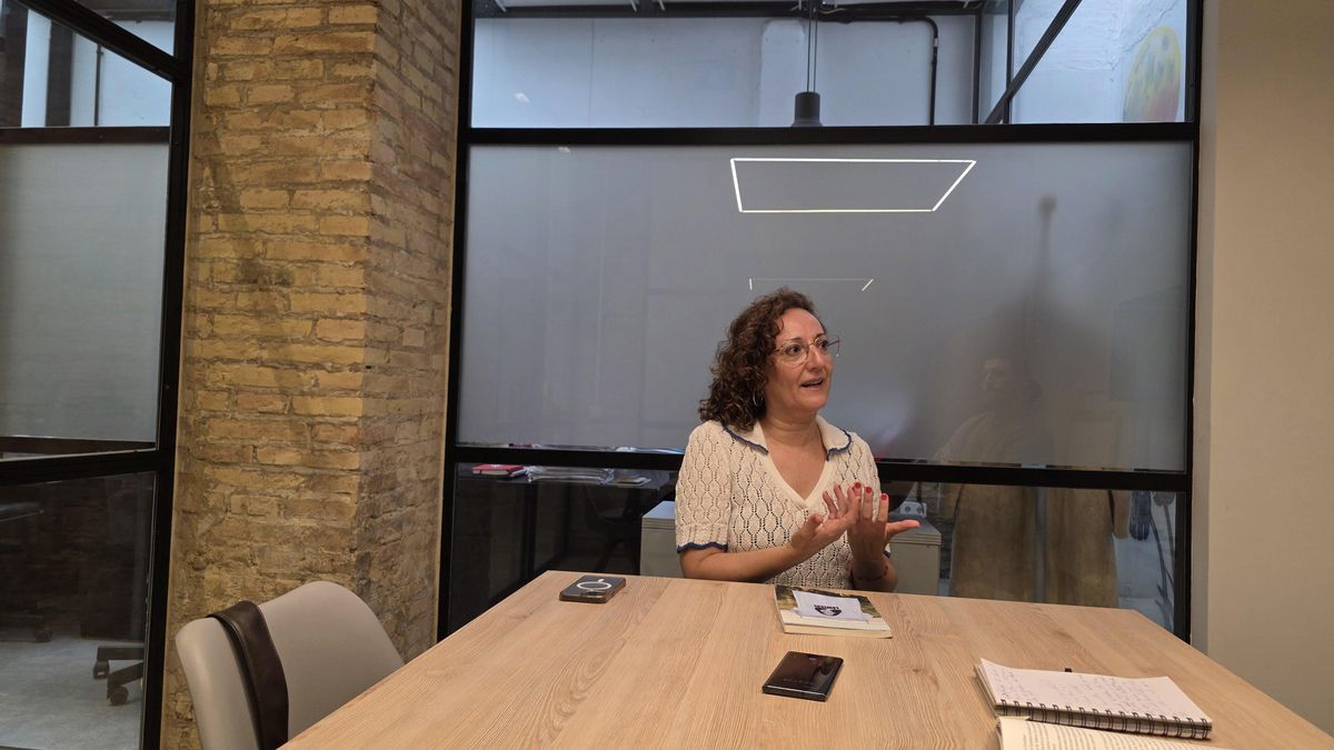 Mari Carmen González, a la redacció d'elDiario.es.