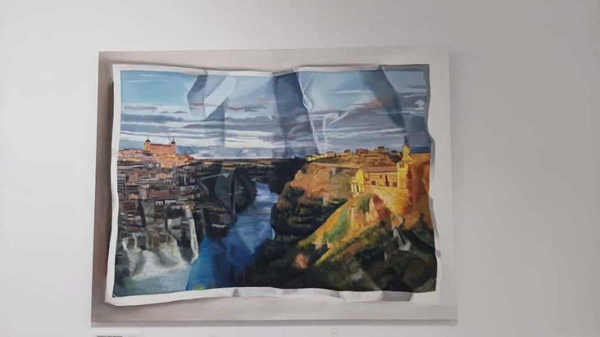 Una de las obras expuestas en Art is our language