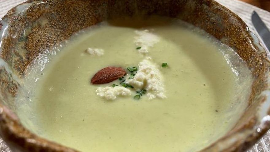 Crema de calabacín.