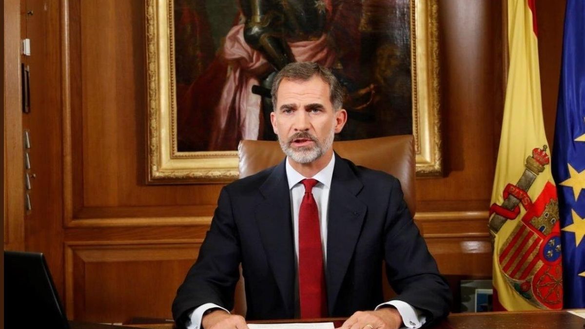 Texto íntegro del discurso del Rey Felipe VI pronunciado esta noche sobre la crisis en Cataluña