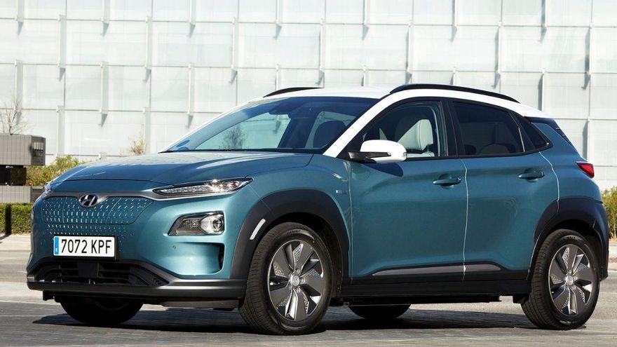 Hyundai Kona cien por cien eléctrico.