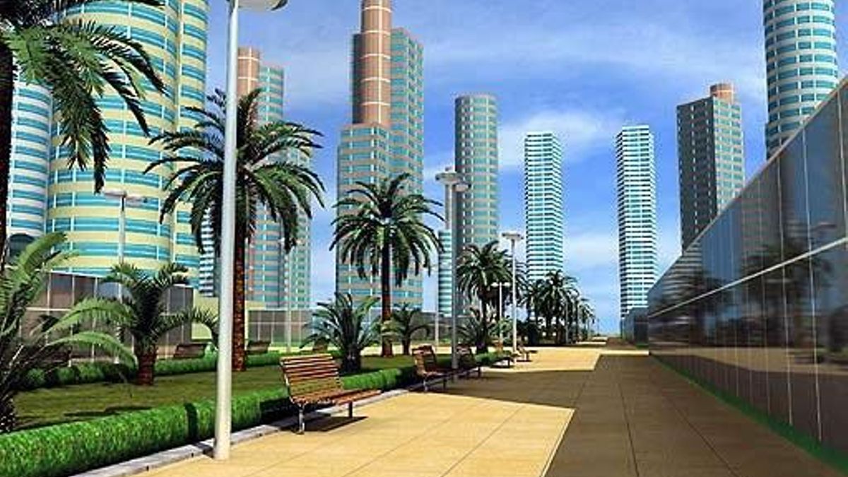 Imagen virtual del proyecto del 'Manhattan de Cullera'