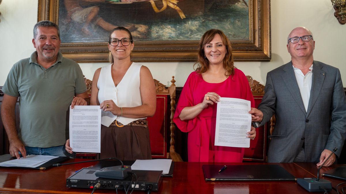 Acuerdo entre el Gobierno de Canarias y el Ayuntamiento para el proyecto del Palacio de la Justicia de Santa Cruz de La Palma.