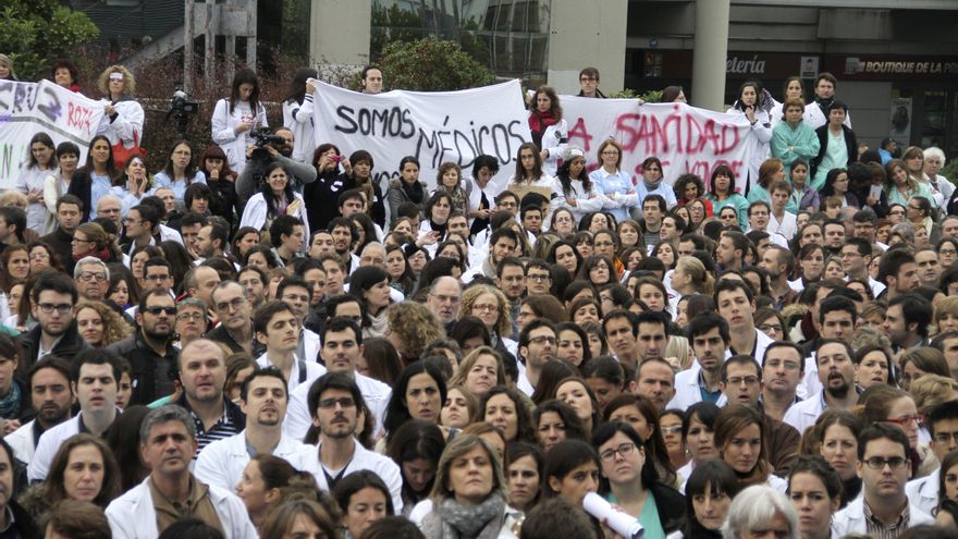 La Comunidad cifra en un 20,2 por ciento el seguimiento de la huelga sanidad por la tarde