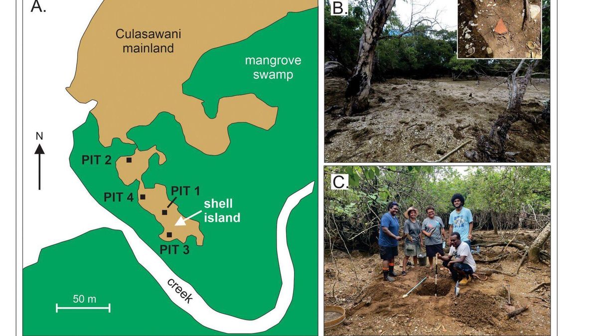 Los residuos humanos formaron capas que cambiaron el terreno
