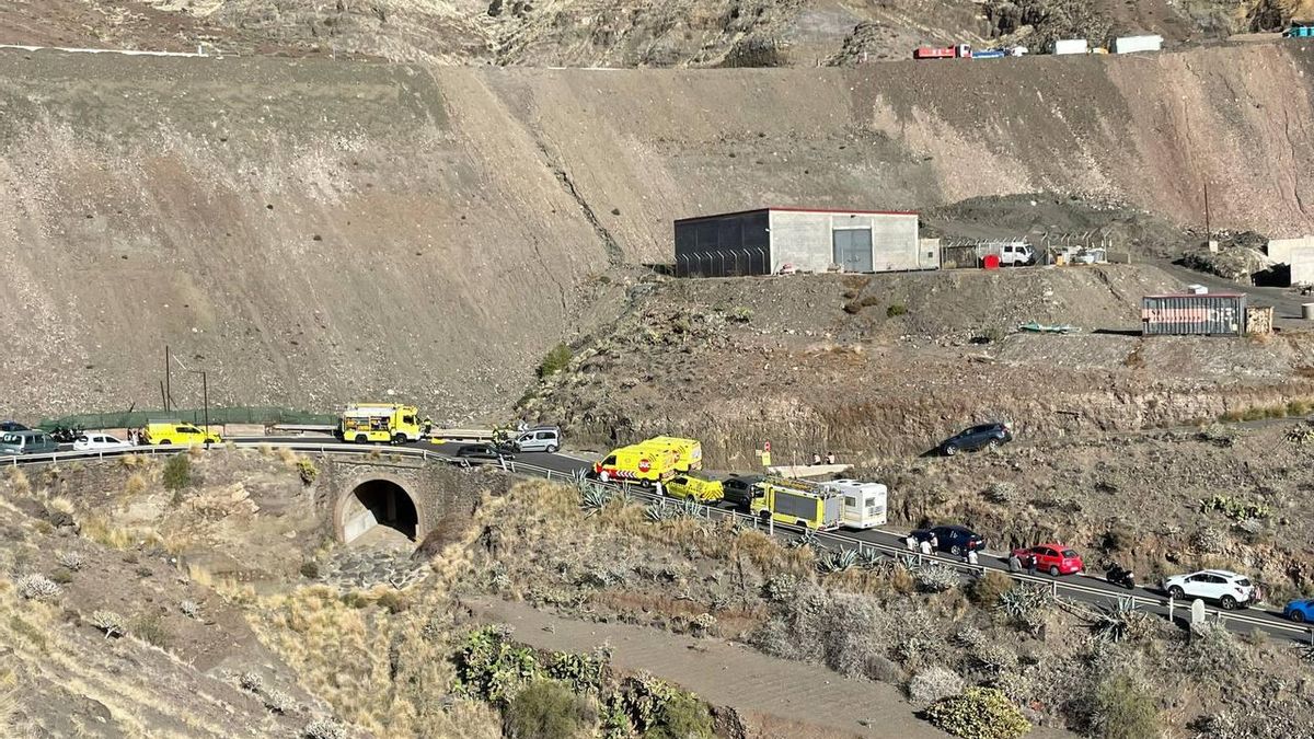 Accidente en La Aldea