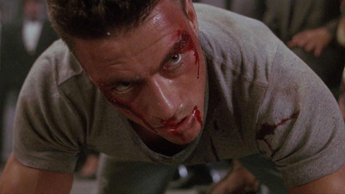 Jean Claude Van Damme, en una escena de la película 'Lionheart'.