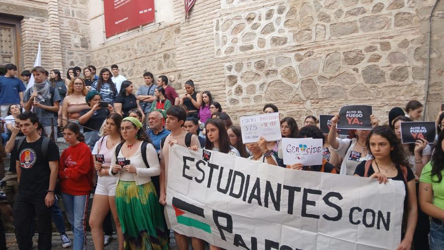 Arrecian las movilizaciones universitarias por Palestina: estudiantes de Toledo contra el Estado "genocida" de Israel