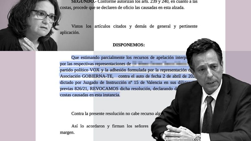 Seis folios, un juez conservador y una mera “hipótesis plausible” para resucitar la causa contra Mónica Oltra