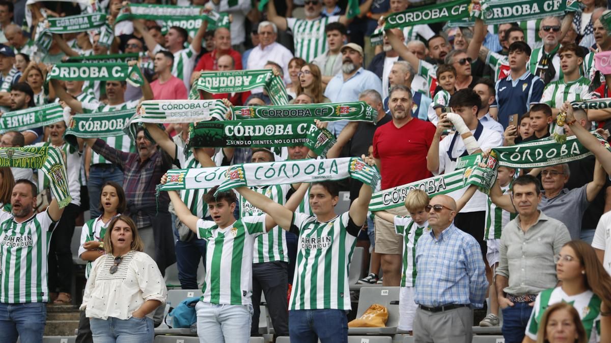 Grada Blanquiverde del Córdoba CF - UD Almería