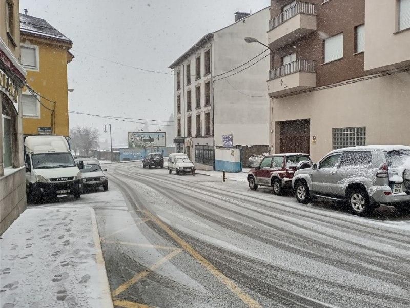 Nieve en Villablino.