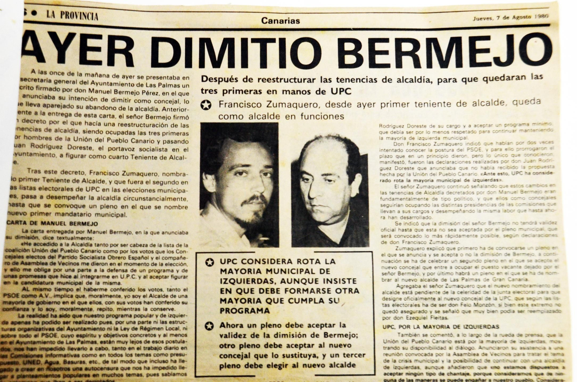 Fotos de Francisco González Concepción recogidas en el libro '40 Años de Libertad'