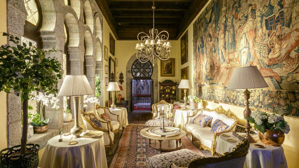 Interior del Palacio de Ocharán de Castro Urdiales.