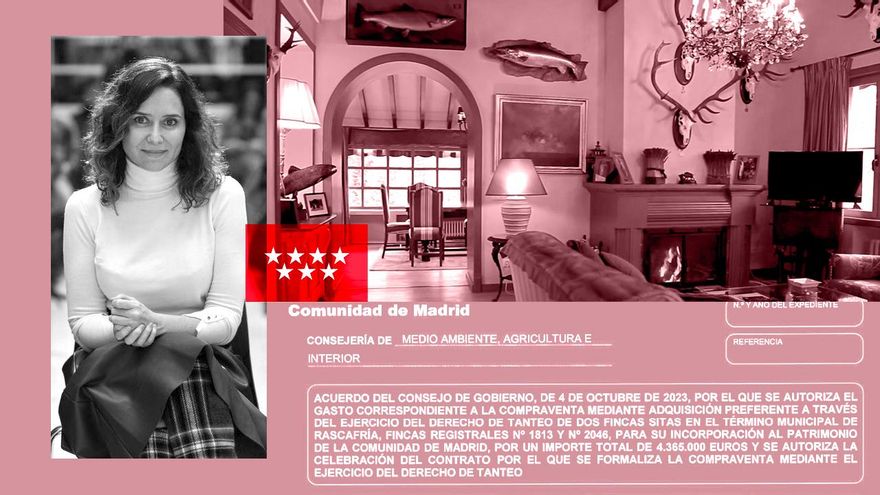 La Comunidad de Madrid afirmó que destinaría el chalé que disfruta Ayuso a la protección de la naturaleza