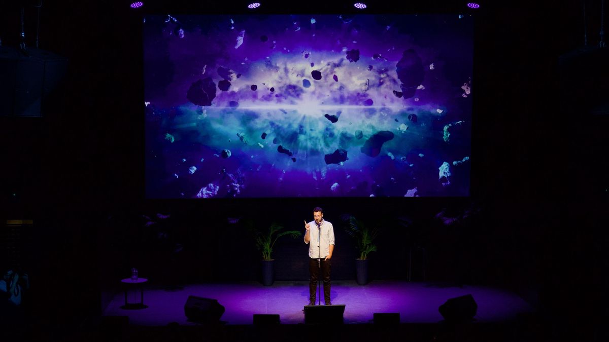 Juanlu Sánchez en el escenario del FIC 2024