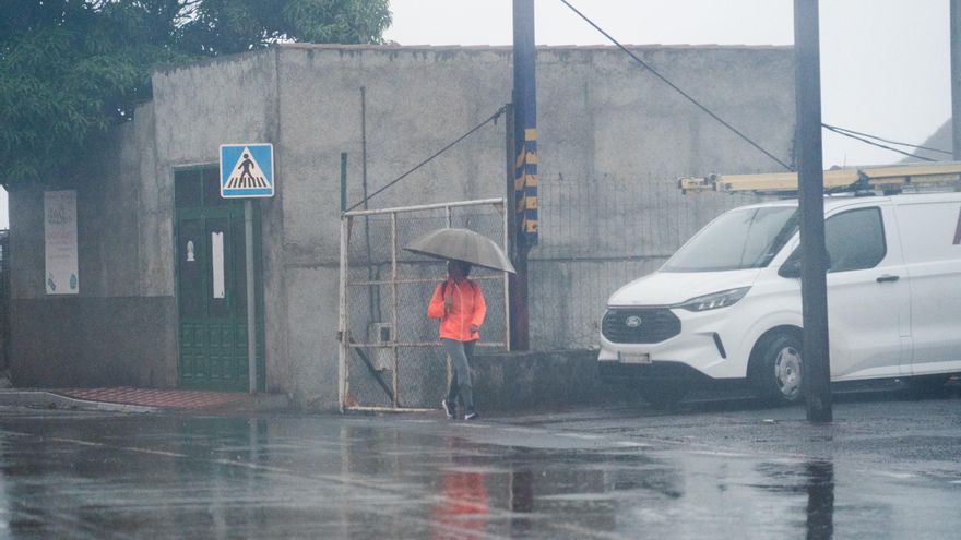 Paso de la borrasca Claudia por La Gomera.