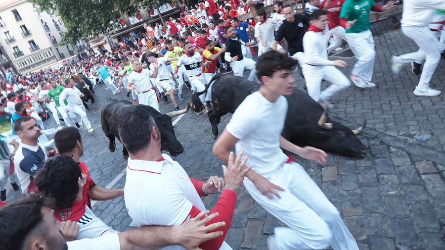 Un joven de Guadalajara resulta herido en la séptima jornada de los Sanfermines