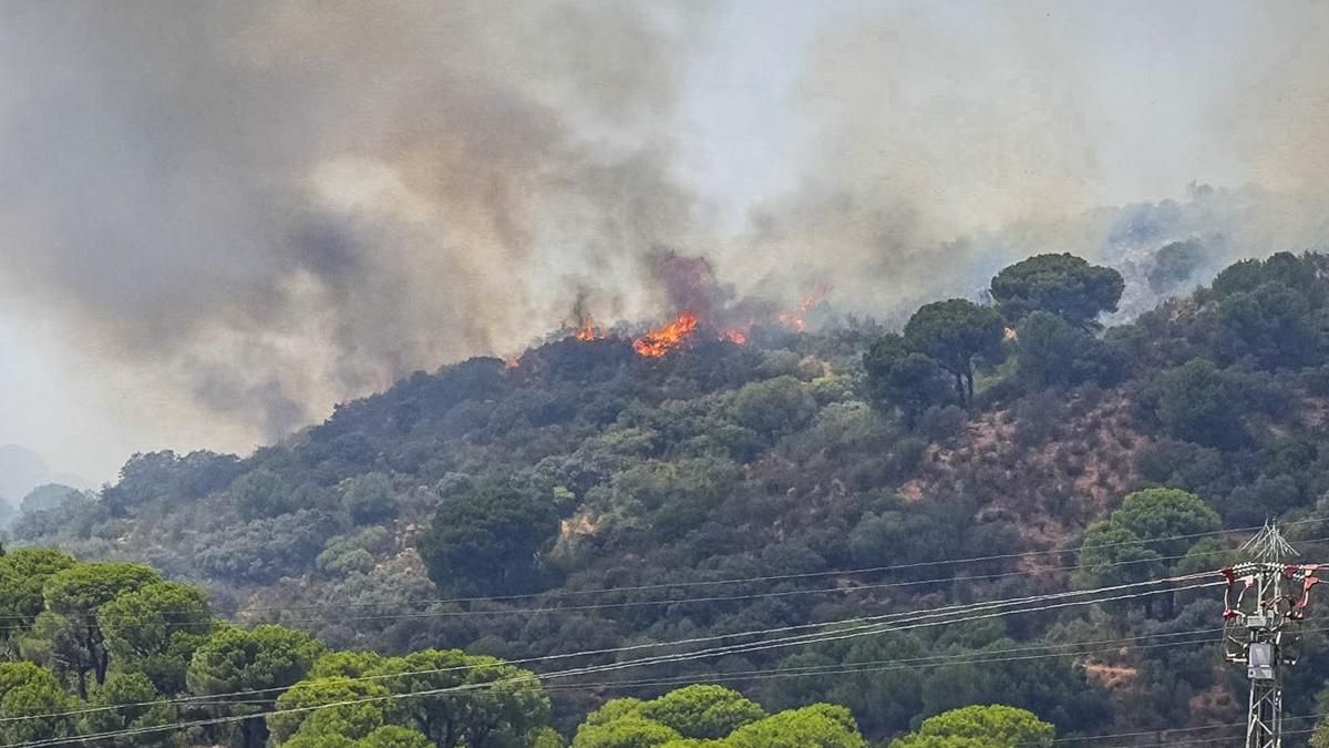 Incendio en Cerro Muriano