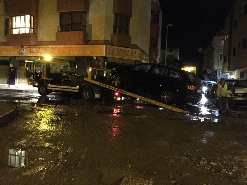 Noche de emergencia por lluvias en Telde. (Canarias Ahora).
