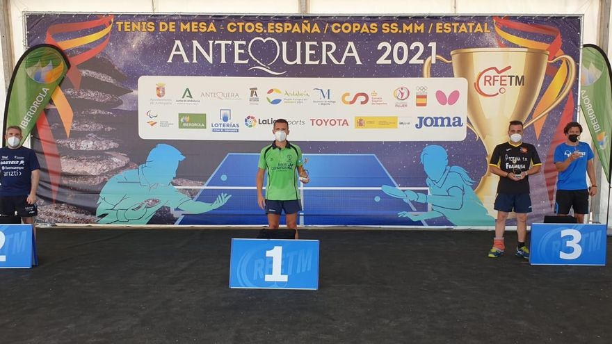 Juan Emilio Hilario, campeón de España en la categoría Veteranos +40