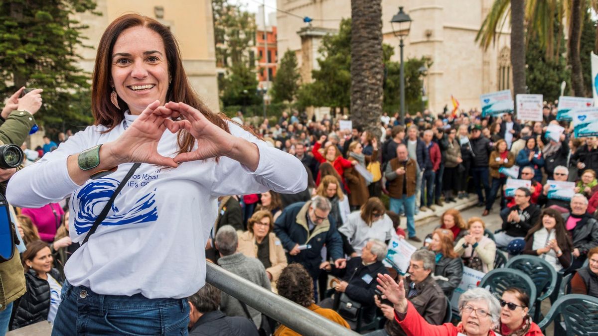 La portavoz balear de Vox tacha de "mamarrachas feminazis" a las manifestantes del 8M: "Criminalizan al hombre"