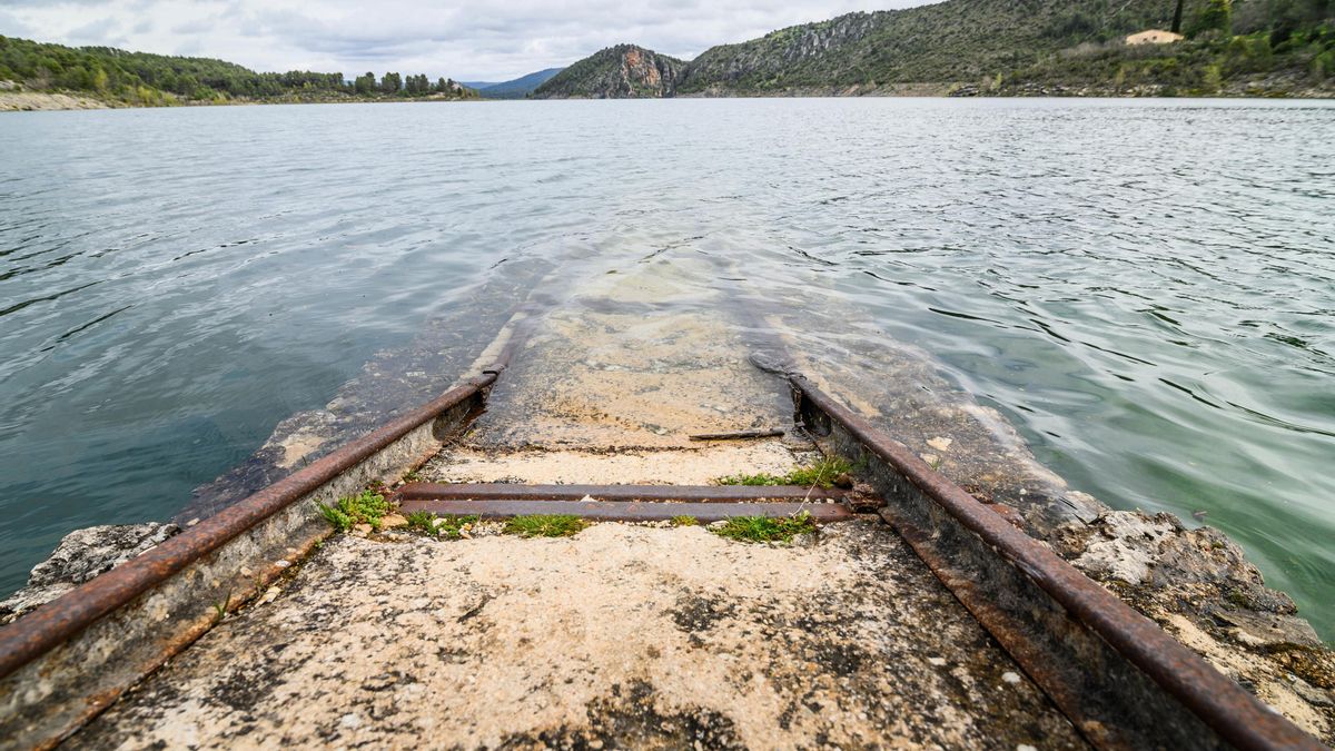 Embalse de Entrepeñas, en Guadalajara