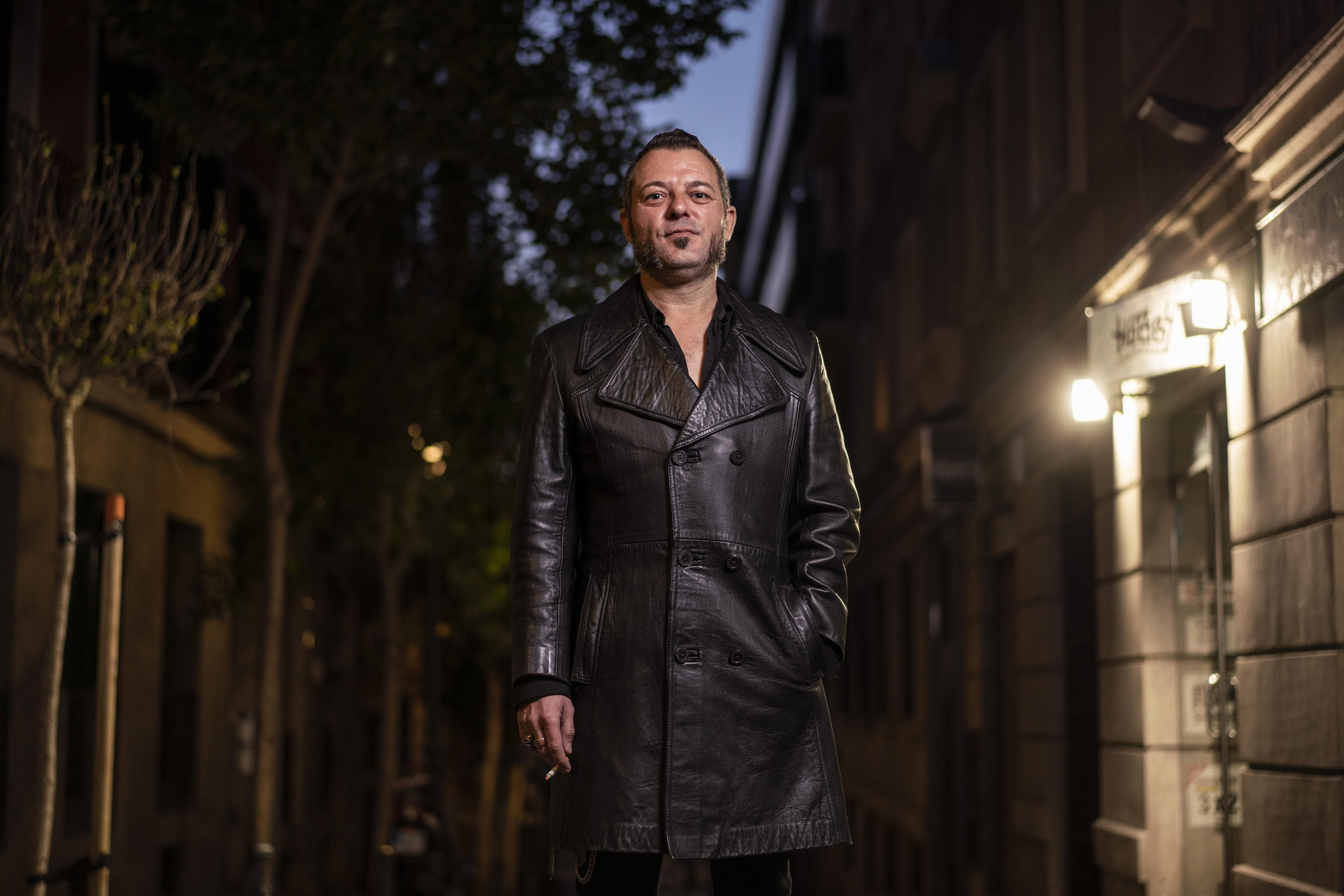 David Rubin en una calle de Madrid